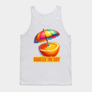 Citrus Sunshade - Squeeze the Day Refreshing Tee Tank Top